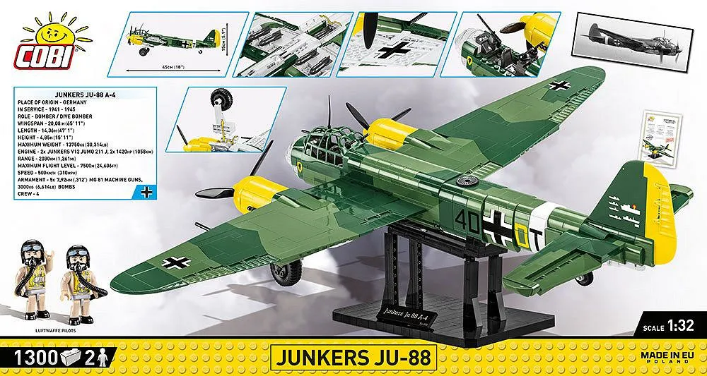 COBI 5732 Junkers Ju 88 - Limited Edition