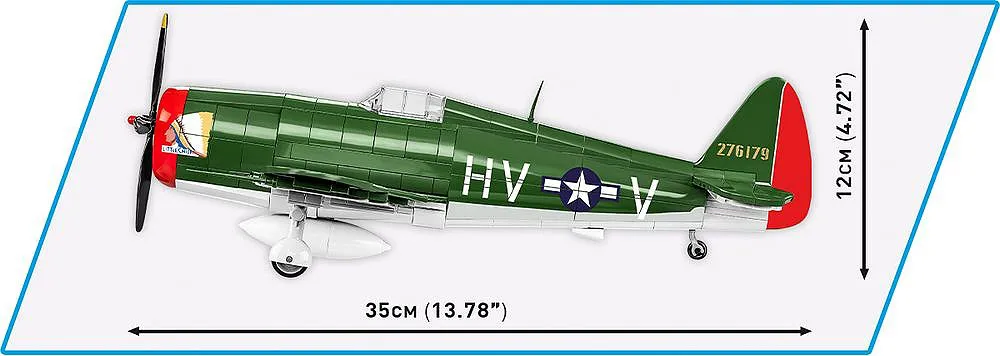 COBI 5736 P-47 Thunderbolt & Tank Trailer - Executive Edition