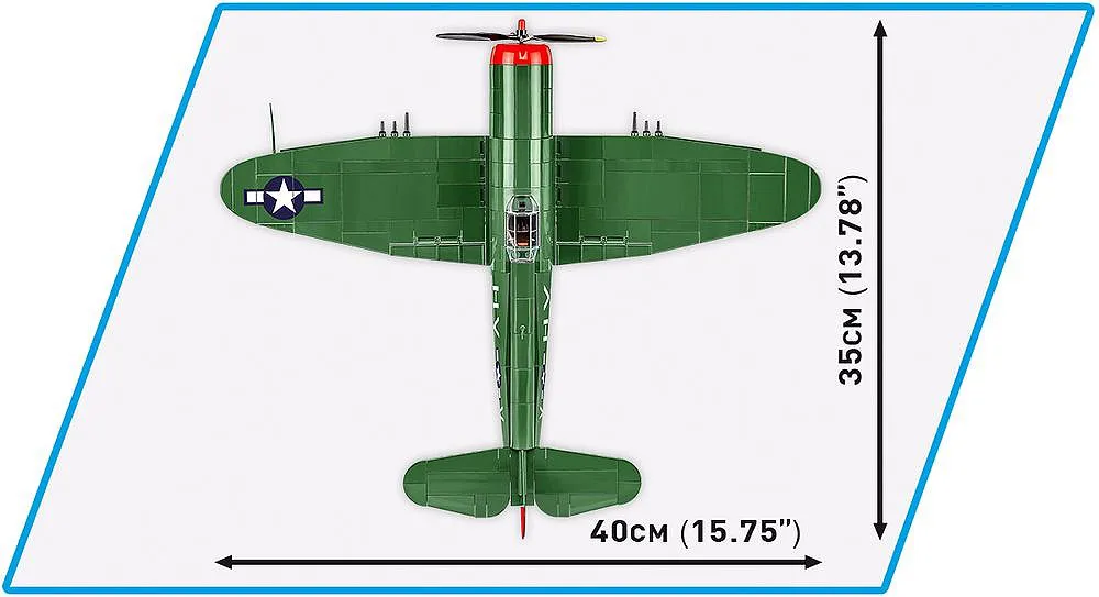 COBI 5736 P-47 Thunderbolt & Tank Trailer - Executive Edition