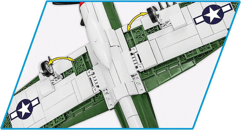 COBI 5736 P-47 Thunderbolt & Tank Trailer - Executive Edition