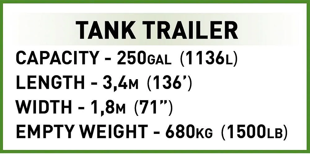 COBI 5736 P-47 Thunderbolt & Tank Trailer - Executive Edition