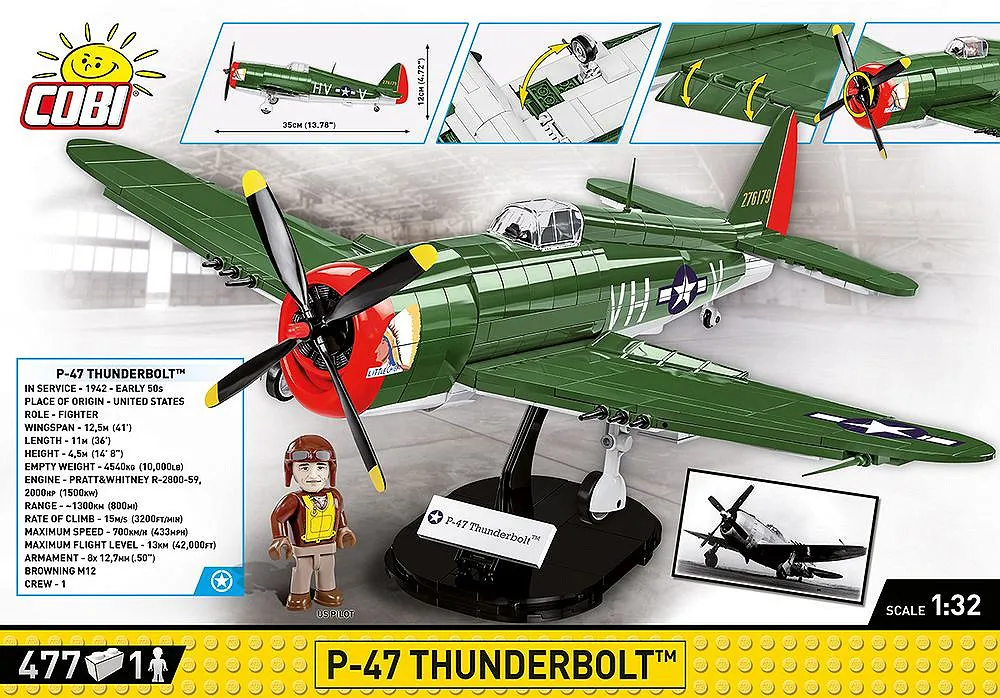 COBI 5737 P-47 Thunderbolt