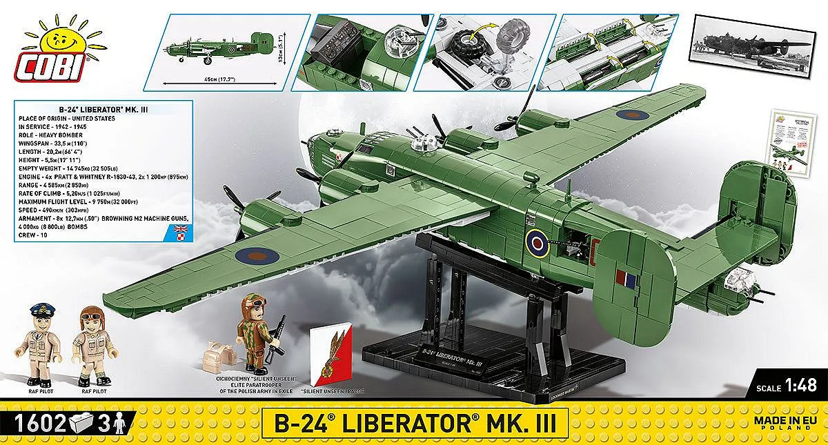 COBI 5738 B-24 Liberator Mk.III - Limited Edition