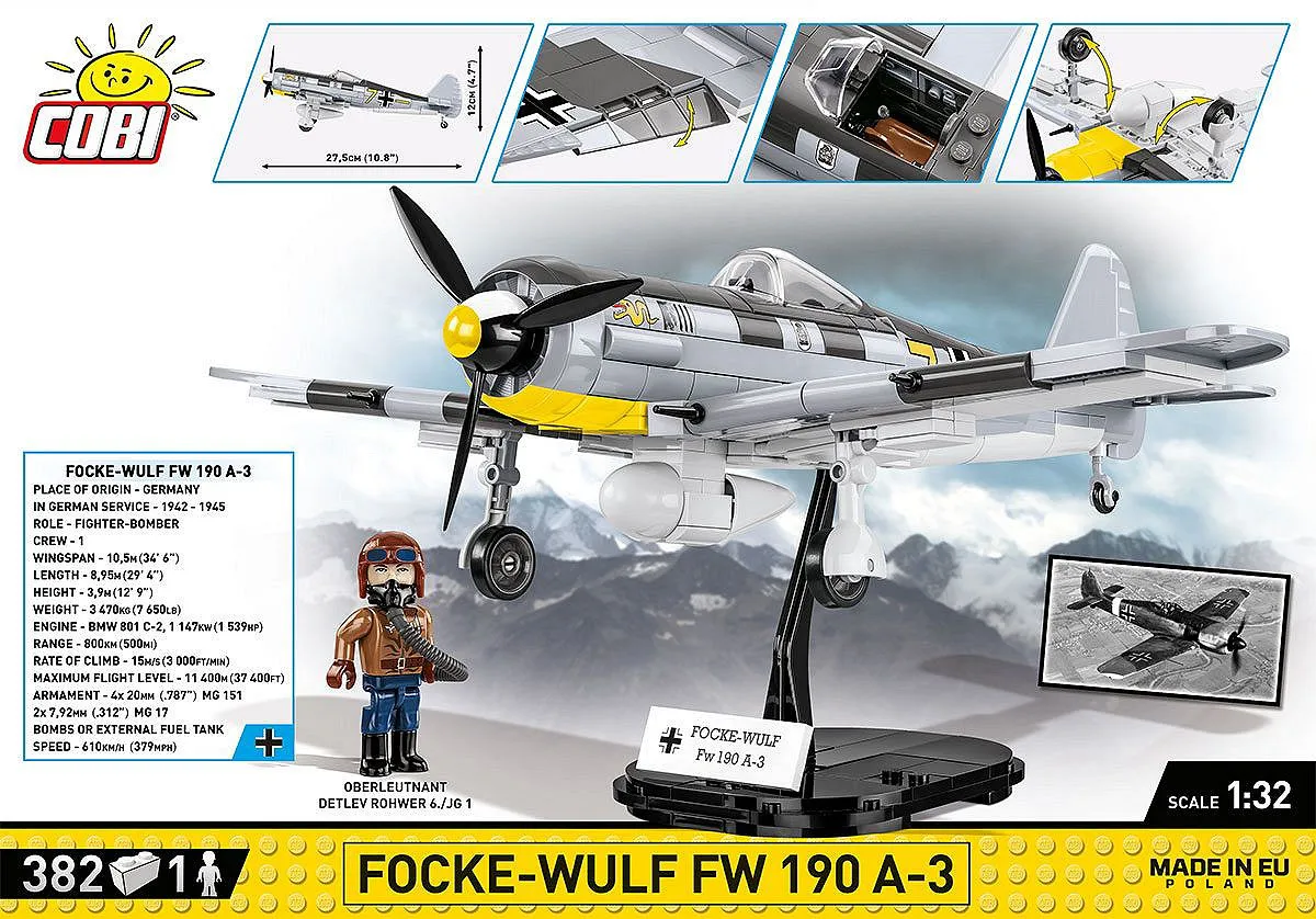 COBI 5741 Focke-Wulf FW 190-A3