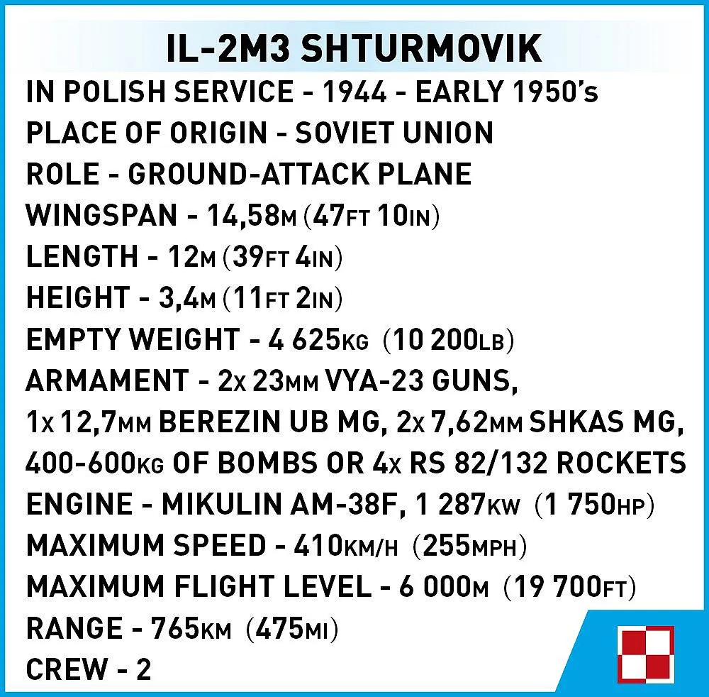 COBI 5744 IL-2M3 Shturmovik