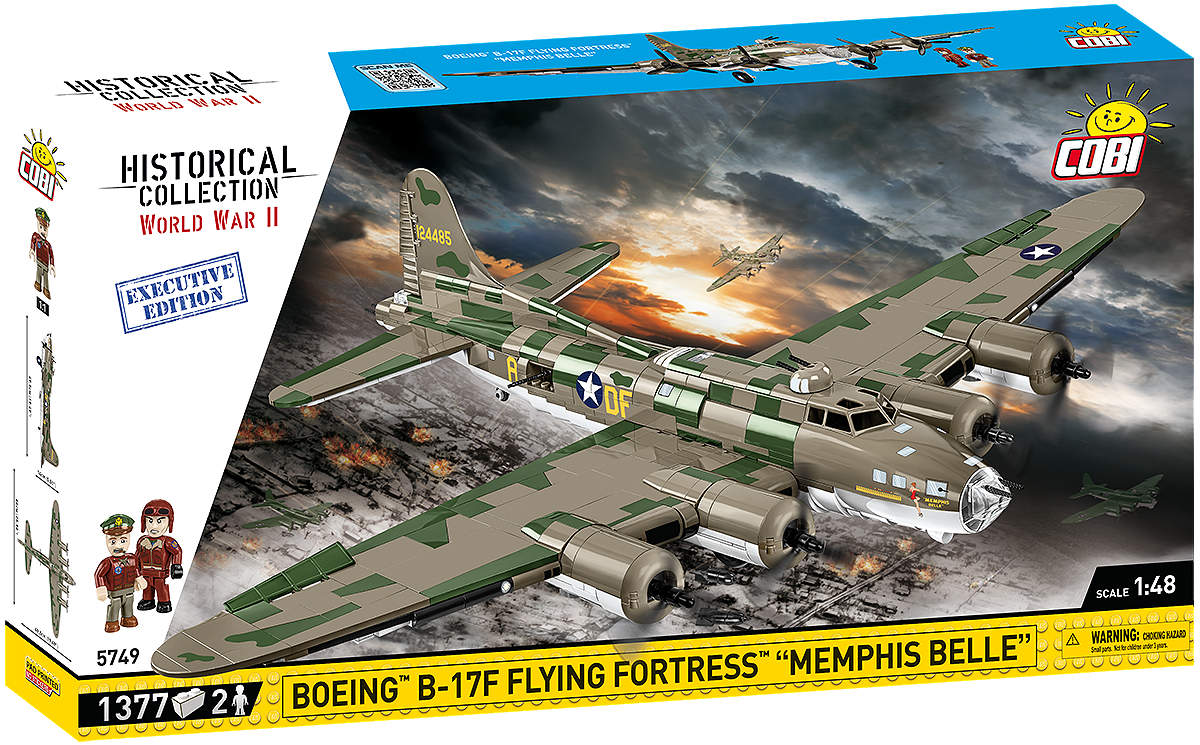 COBI 5749 Boeing B-17F Flying Fortress "Memphis Belle" - Executive Edition