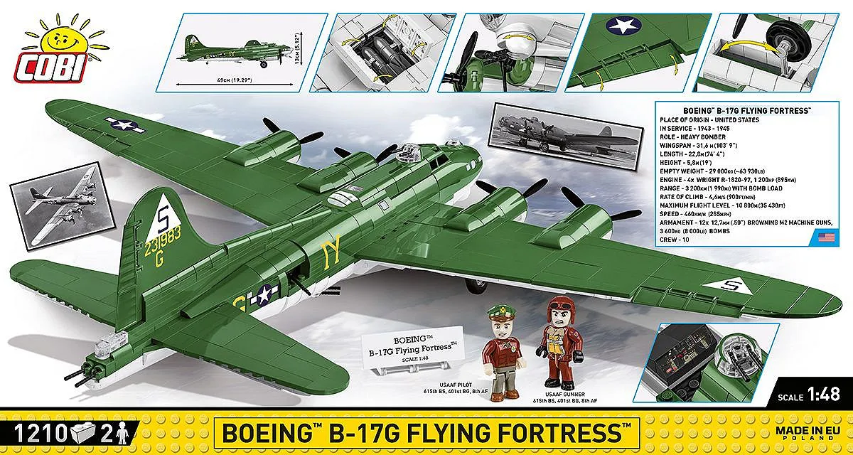 COBI 5750 Boeing B-17G Flying Fortress