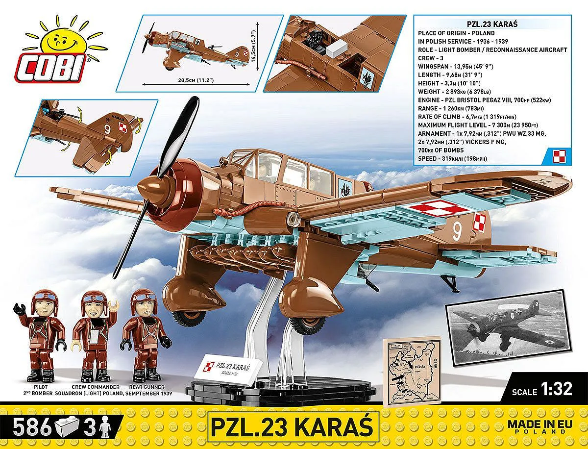 COBI 5751 PZL.23 Karaś