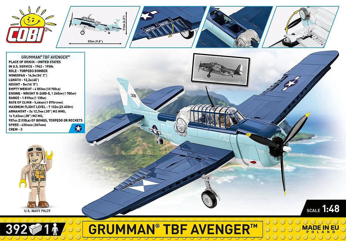 COBI 5752 Grumman TBF Avenger