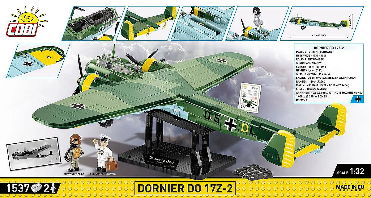 COBI 5753 Dornier Do 17Z-2 - Limited Edition