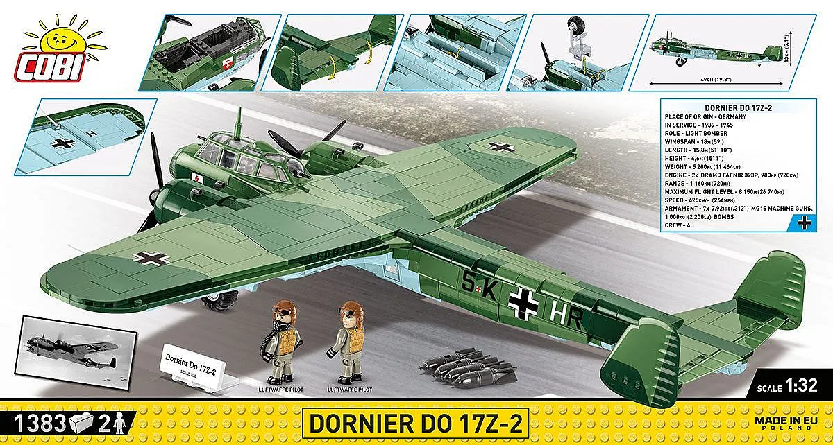 COBI 5754 Dornier Do 17Z-2