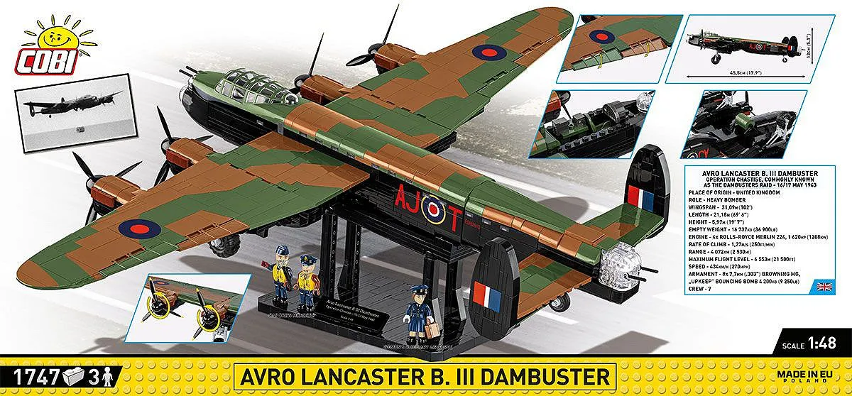 COBI 5758 Avro Lancaster B. III Dambuster - Executive Edition