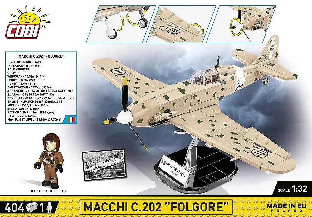 COBI 5760 Macchi C.202 "Folgore