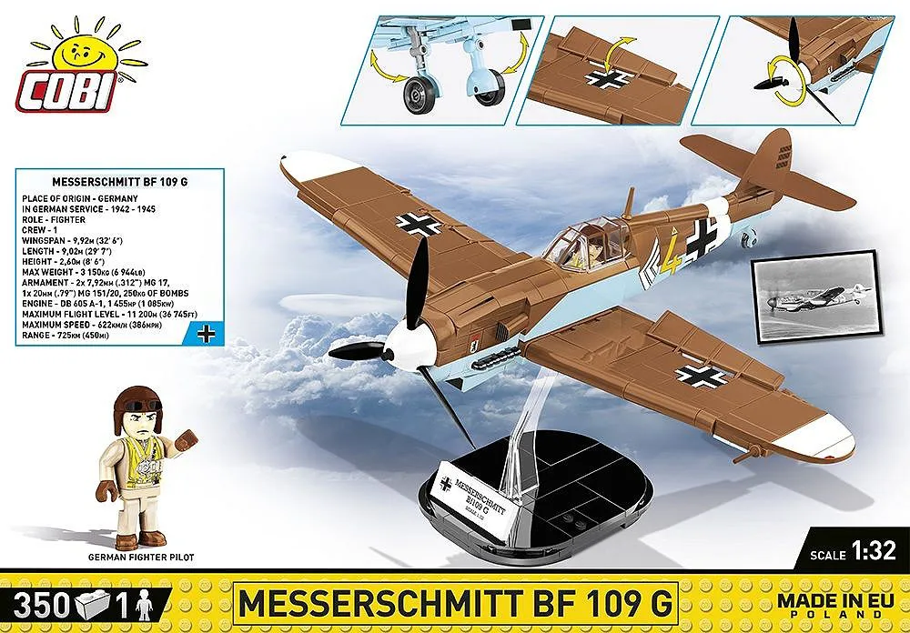 COBI 5761 Messerschmitt Bf 109 G