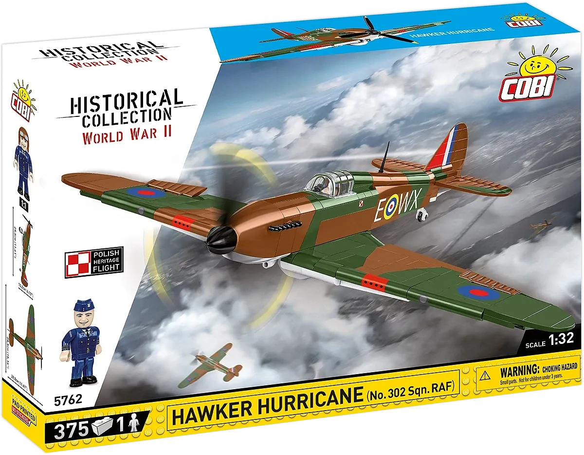 COBI 5762 Hawker Hurricane (No.302 Sqn.RAF)