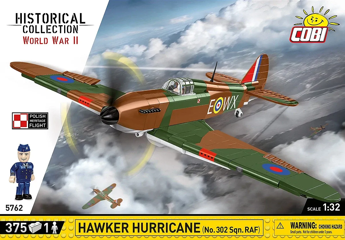 COBI 5762 Hawker Hurricane (No.302 Sqn.RAF)