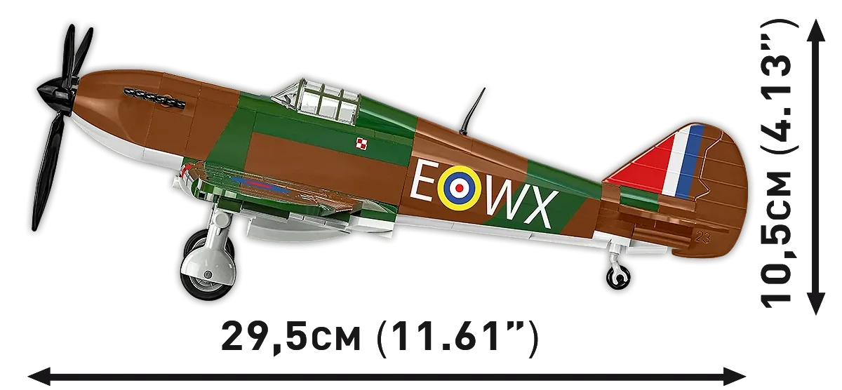 COBI 5762 Hawker Hurricane (No.302 Sqn.RAF)