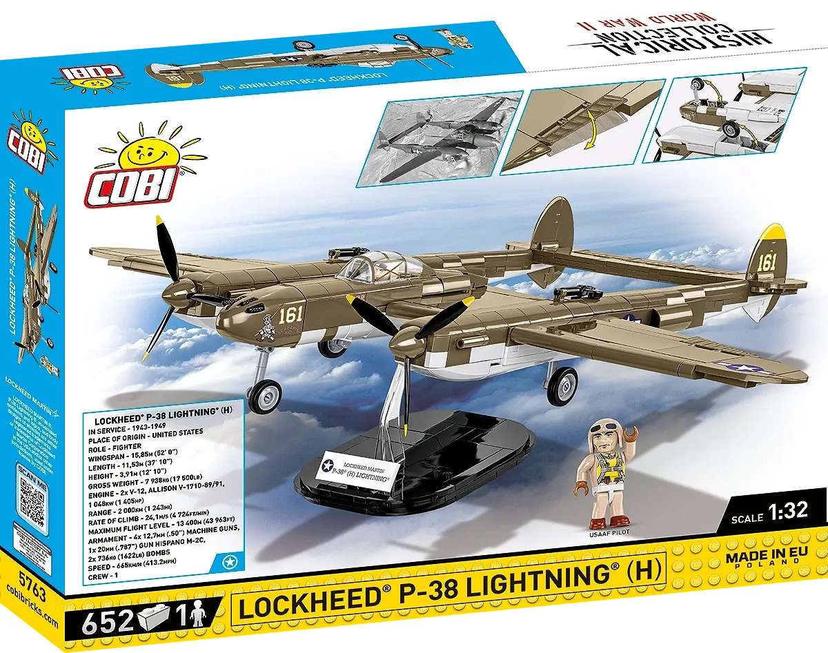 COBI 5763 Lockheed P-38H Lightning