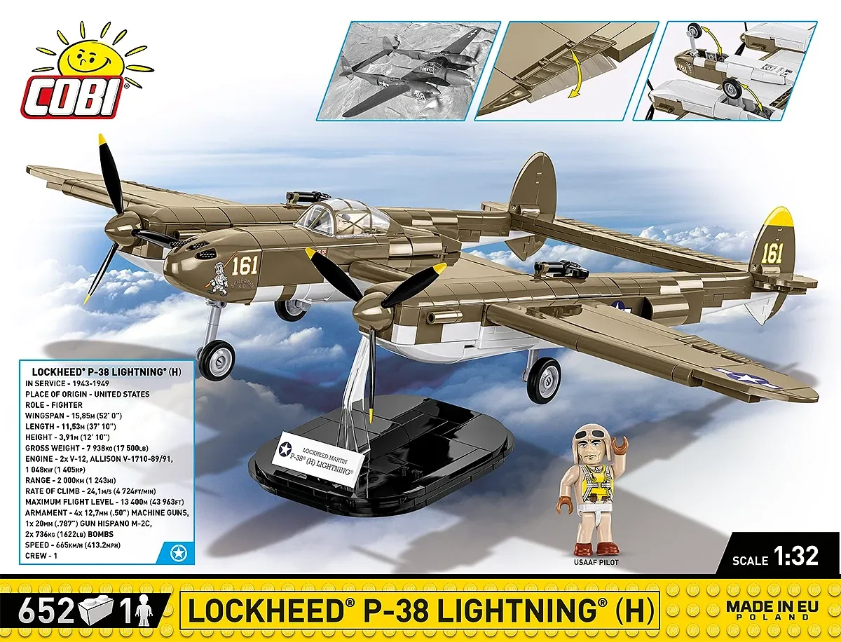 COBI 5763 Lockheed P-38H Lightning