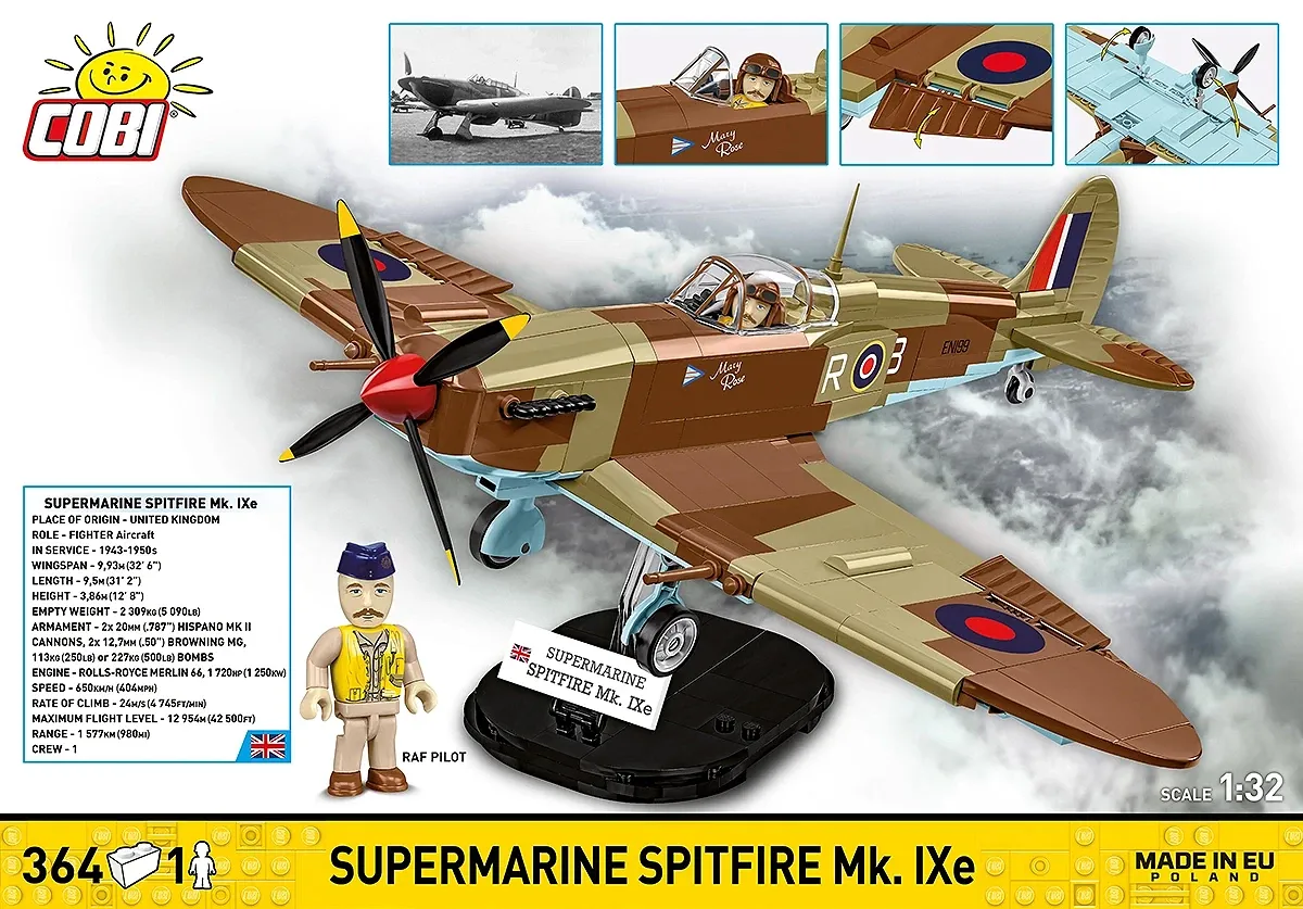 COBI 5764 Supermarine Spitfire Mk.IXe