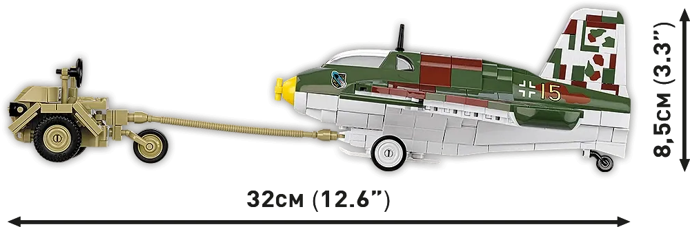 COBI 5765 Messerschmitt Me 163B Komet & Scheuch-Schlepper - Limitierte Edition