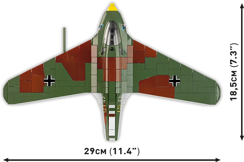 COBI 5765 Messerschmitt Me 163B Komet & Scheuch-Schlepper - Limitierte Edition