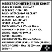 COBI 5765 Messerschmitt Me 163B Komet & Scheuch-Schlepper - Limitierte Edition