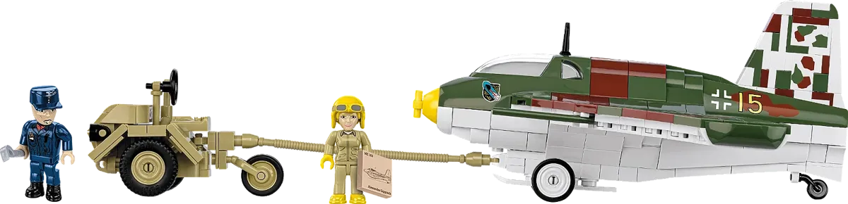 COBI 5765 Messerschmitt Me 163B Komet & Scheuch-Schlepper - Limitierte Edition