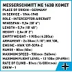 COBI 5766 Messerschmitt Me 163B Komet