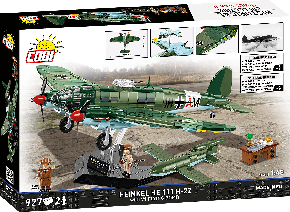 COBI 5771 Heinkel HE 111 H-22 mit V1 Flying Bomb - Executive Edition