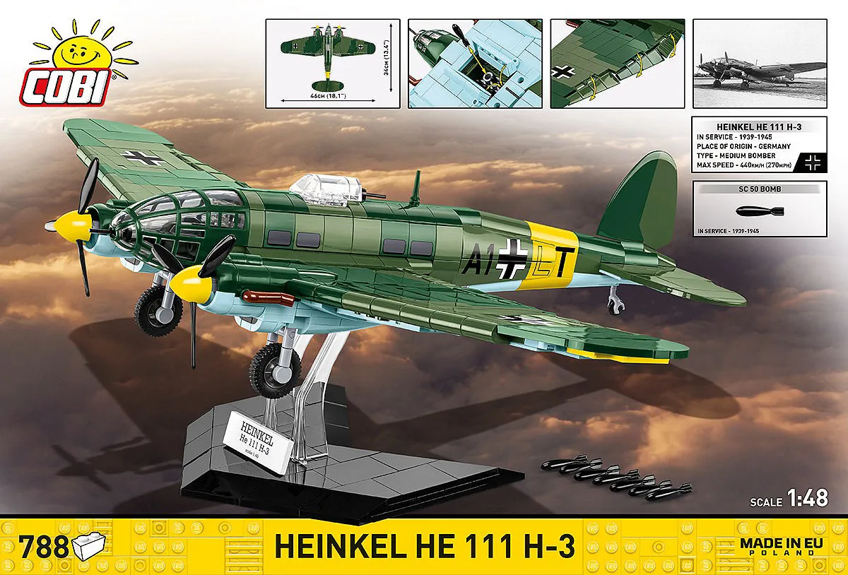 COBI 5772 Heinkel HE 111 H-3