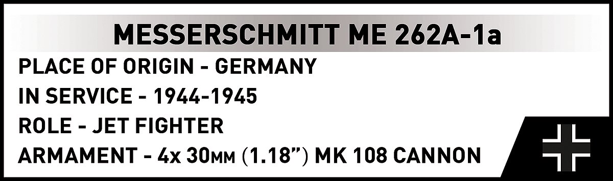 COBI 5776 Messerschmitt Me 262-1A