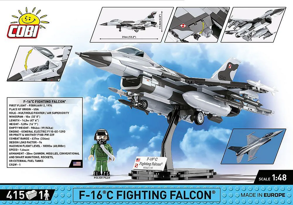 COBI 5814 F-16C Fighting Falcon POLAND