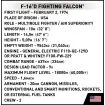COBI 5815 F-16D Fighting Falcon