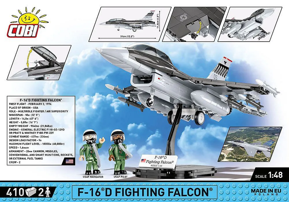 COBI 5815 F-16D Fighting Falcon