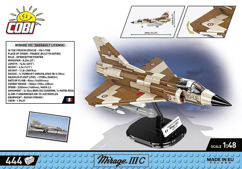 COBI 5818 Mirage IIIC Vexin
