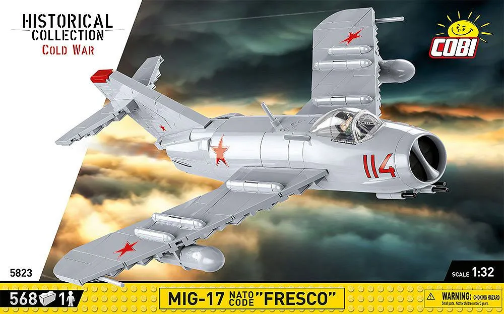 COBI 5823 MiG-17 NATO Code "Fresco
