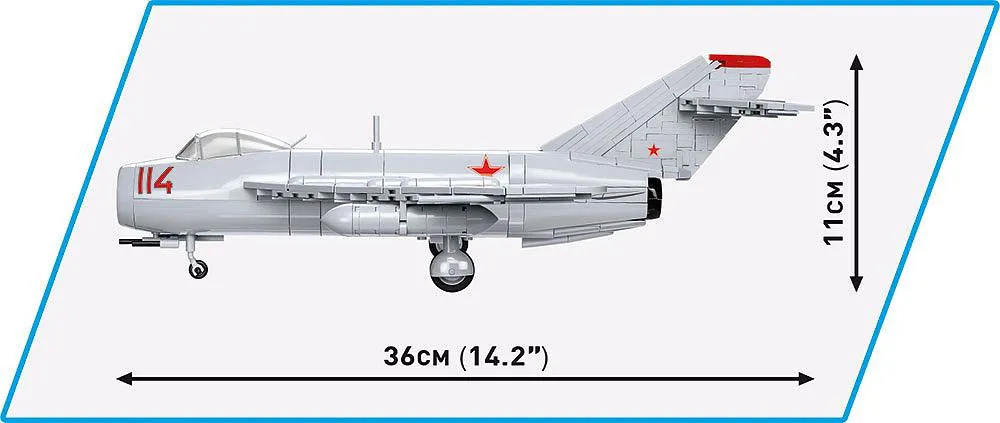 COBI 5823 MiG-17 NATO Code "Fresco