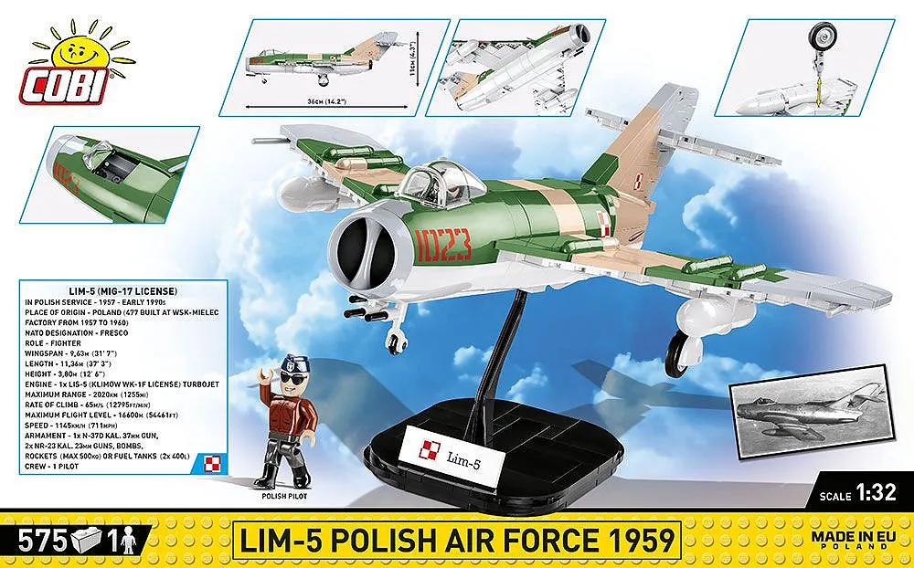 COBI 5824 Lim-5 Polish Air Force 1959
