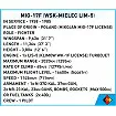 COBI 5825 Lim-5 (MiG-17F) Luftwaffe der DDR