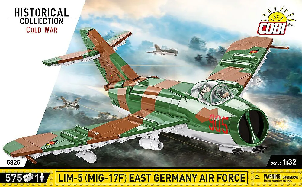 COBI 5825 Lim-5 (MiG-17F) Luftwaffe der DDR
