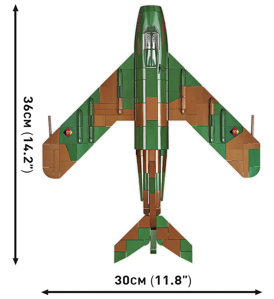 COBI 5825 Lim-5 (MiG-17F) Luftwaffe der DDR