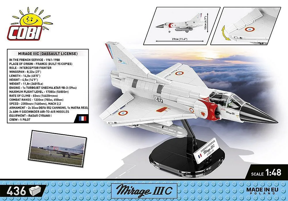 COBI 5826 Mirage IIIC Cigognes
