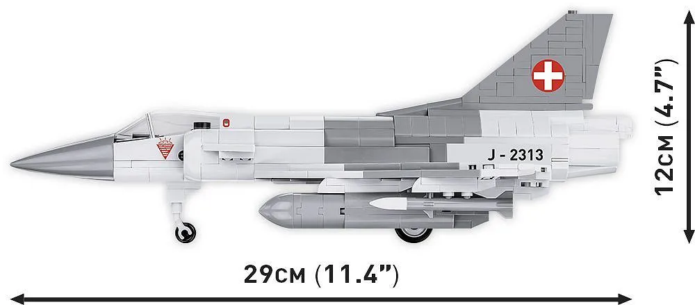 COBI 5827 Mirage IIIS Zwitserse luchtmacht