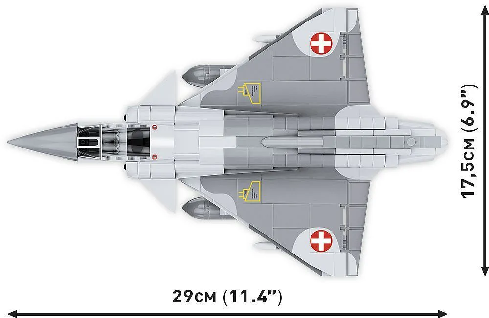 COBI 5827 Mirage IIIS Zwitserse luchtmacht