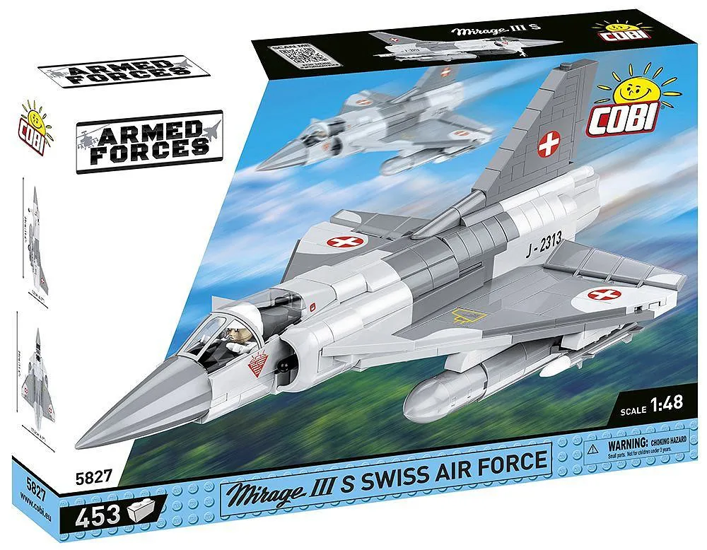 COBI 5827 Mirage IIIS Zwitserse luchtmacht