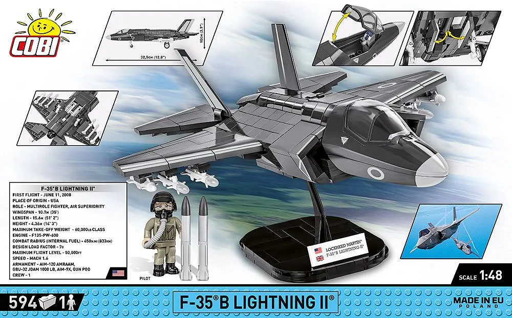 COBI 5830 F-35B Lightning II Royal Air Force