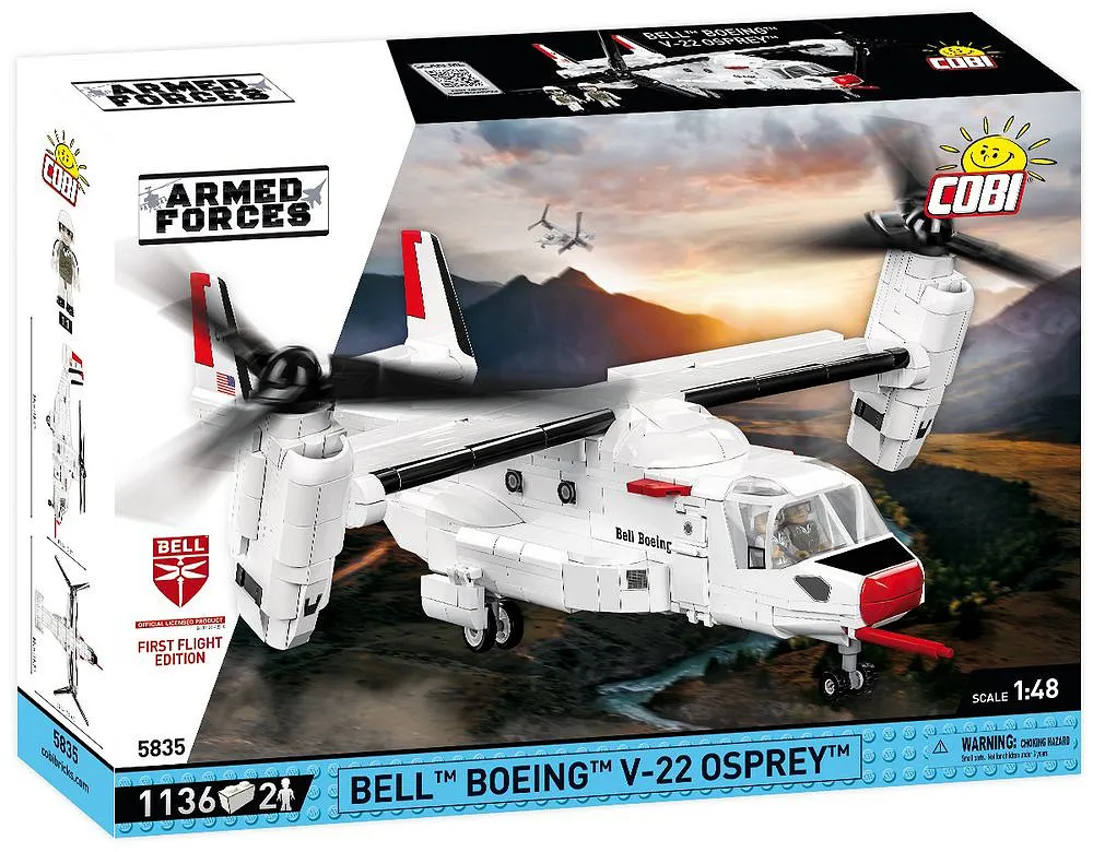 COBI 5835 Bell-Boeing V-22 Osprey Erstausgabe des Erstflugs