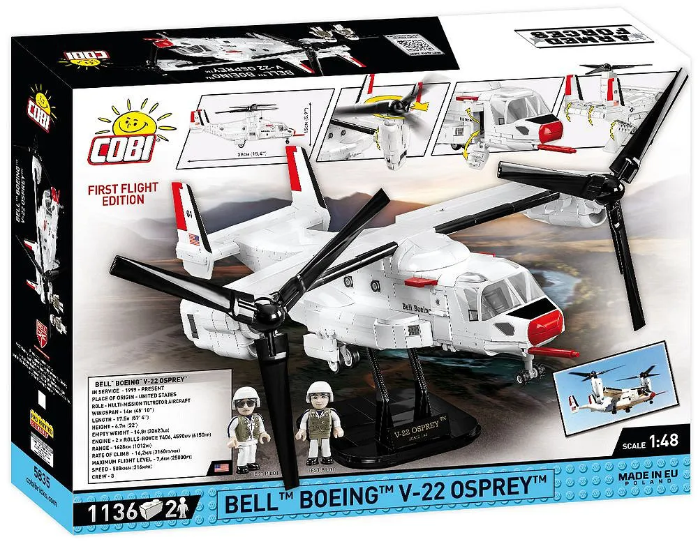 COBI 5835 Bell-Boeing V-22 Osprey Erstausgabe des Erstflugs