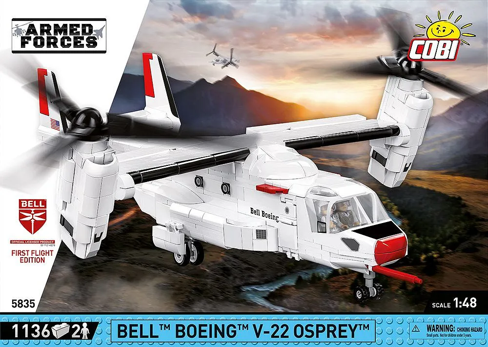 COBI 5835 Bell-Boeing V-22 Osprey Erstausgabe des Erstflugs